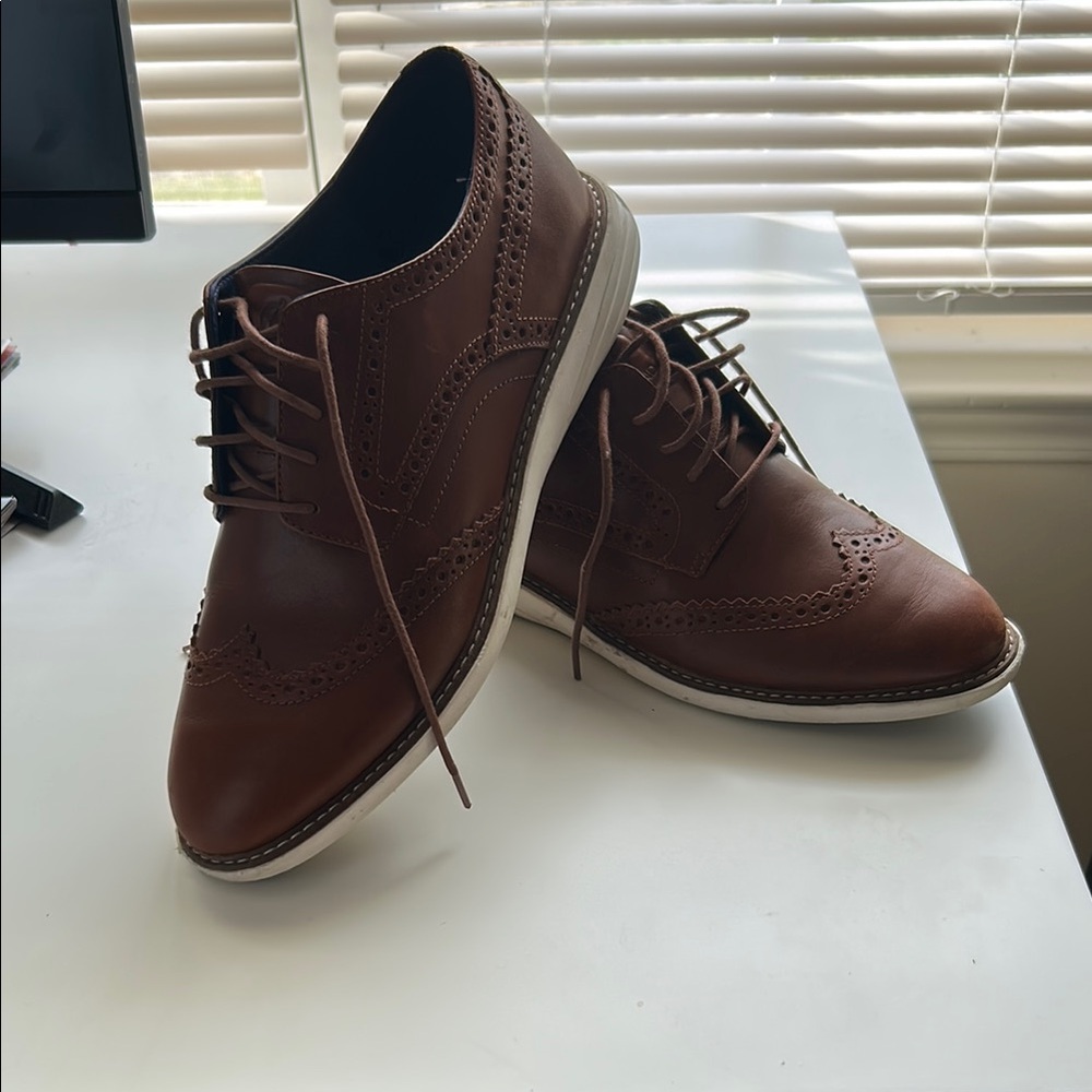 Cole Haan Brown Oxford Dress Shoes Men 9
